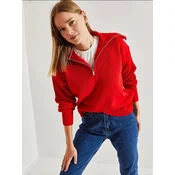 Bianco Lucci Pulover Pullover rdeča