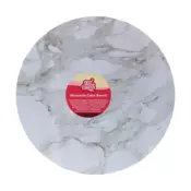 Funcakes Okrogla podloga za torto - Sivi marmor O 30 cm