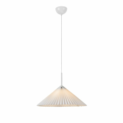 Markslöjd 108711 - Luster na sajli PLISADO 1xE27/40W/230V precnik 50 cm bela