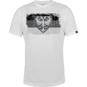 011Shop Muška majica kratkih rukava Zastava Grb Nemanjica, Bela