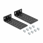Delock nosilec montažni 25-48cm UNI rack črn 67281