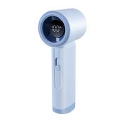 INF Digitalni turbo ročni mini ventilator z LED zaslonom, USB-C Blue, (5000286494)