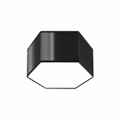 Sollux SL.1061 - Plafonsko svetlo SUNDE 2xE27/60W/230V 15,5 cm crno