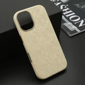 Futrola woven touch magsafe za iphone 17 (6.3) krem ( F125364 )