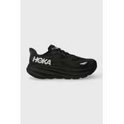Tekaški čevlji Hoka Clifton 9 GTX črna barva