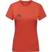 Womens T-Shirt Mammut Seile T-Shirt Terracotta