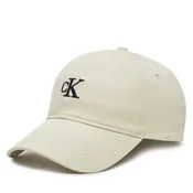 Calvin Klein Jeans Kapa s šiltom Embroidered Monogram Cap LV04K5024G Bela