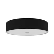 Open Design OR86577 - Plafonsko svetlo ZALINDRO 6xE27/15W/230V O 74,5 cm crno/hrom