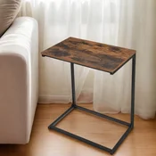 Songmics Stranska mizica 55x35x66 cm rjava