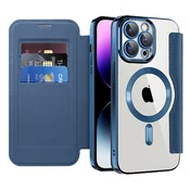 Etui SmartMag Book z Magsafe tehnologijo in RFID denarnico za iPhone 14 Pro Max - blue