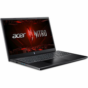 Notebook Acer Gaming Nitro V 15, NH.QNBEX.007, 15.6 FHD IPS 144Hz, Intel Core i5 13420H up to 4.6GHz, 16GB DDR5, 512GB NVMe SSD, NVIDIA GeForce RTX4050 6GB, no OS, 2 god NH.QNBEX.007
