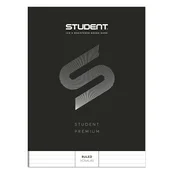 Linjirani bilježnik ICO Student Black Premium A/4 32 stranice 7500107005