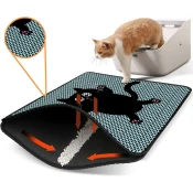 Aberto Design Prostorika za toalet za macke Nrszn0158, 45 x 60 cm, Svetloplava