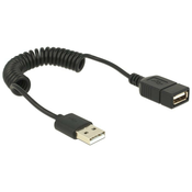 Delock kabel USB 2.0, produžni, muški/ženski, tordirani kabel