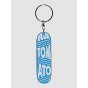 Blue Tomato Skate Keychain blue/white waves