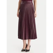 Vero Moda Krilo iz umetnega usnja Bella Holly 10319036 Vijolična Regular Fit