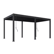 Bioklimatska pergola INTRO NEO 5,3x3 m, aluminij in jeklo – prostostoječa