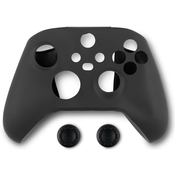 Silikonsko kućište i čepovi Spartan Gear, za Xbox Series, crno