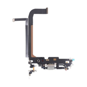 Apple iPhone 13 Pro Max - konektor za polnjenje + Flex kabel (srebrna)