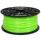 PLASTY MLADEČ 1.75mm PETG 1kg transparentní zelená