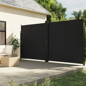 Bocna tenda na uvlacenje crna 220 x 1000 cm