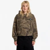 Mikina Carhartt WIP Hooded Feather Tree Sweat UNISEX Camo Feather Tree, Khaki/ Shungite Garment Dyed XXL