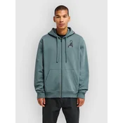 RVCA Scorpo Zip moški pulover s kapuco balsam green