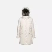 Cream Womens Quilted Jacket Geox Felicity - Womens