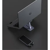Vokamo Sklopivo postolje za laptop, Sivo