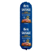 Brit Sausage 12 x 800 g - Govedina in ribe