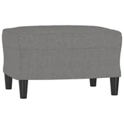 Vidaxl Stolček za noge temno siv 60x50x41 cm blago