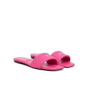 Natikači Calvin Klein Square Flat Sndl Canvas Hw HW0HW03129 Roza