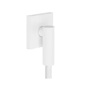 HANSGROHE FixFit Fine E stenski priključek prhe s protipovratnim ventilom, mat bela