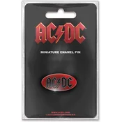AC/DC Oval Logo Mini Odznak 25 mm