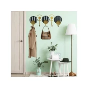 WALLXPERT Metalna zidna kuka multicolor Mihriban