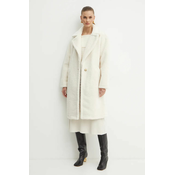Plašč MICHAEL Michael Kors ženski, bež barva, 77B1384M52