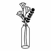 WALLXPERT Zidna dekoracija Flower 6
