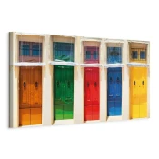 artgeist Slika Na Platnu Colourful Doors