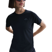 NIKE Funkcionalna majica TRAIL  siva / črna