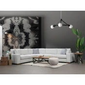 Atelier del Sofa Ugaona garnitura Loop 22 95x85x282cm Bela
