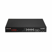 Edimax GS-5210PL mrežni prekidač Upravljano Gigabit Ethernet (10/100/1000) Crno