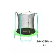 Bestway 59102 Trambolina outdoor trampoline xtreme air kids 6+ 244x220cm ( 3954 )