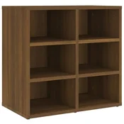Vidaxl Omarica za čevlje Rjav hrast 52,5x30x50 cm