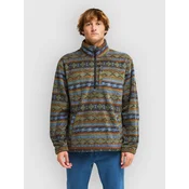 Billabong Boundary Mock Neck Half-Zip Fleece Sweater raven