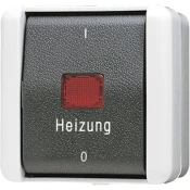 Jung Jung stikalo za zasilno ogrevanje Izklopljeno 2-polno 802 HW, (20859264)