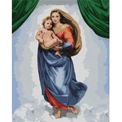 Rayher. Slikanje po številkah, Sistine Madonna, 40x50 cm