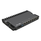 Mikrotik RB5009UPR+S+IN žični usmjerivač 2.5 Gigabit Ethernet, Gigabit Ethernet Crno