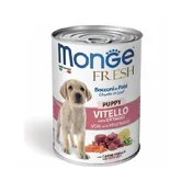 Monge Dog Fresh Puppy konzerva - teletina s povrcem 400 g