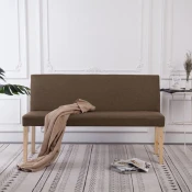 Klupa od poliestera 139,5 cm smeda