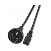 Napajalni kabel za prenosnik MicroConnect 1,8 m, črne barve